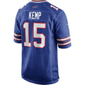 B.Bills #15 Jack Kemp Royal JEROMEN Game Retired Player Jersey