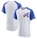 Atlanta Braves Blank White JEROMEN 2023 City Connect Flex Base Stitched Jersey 1