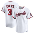 Washington Nationals #3 Dylan Crews White JEROMEN Home Limited Player Jersey