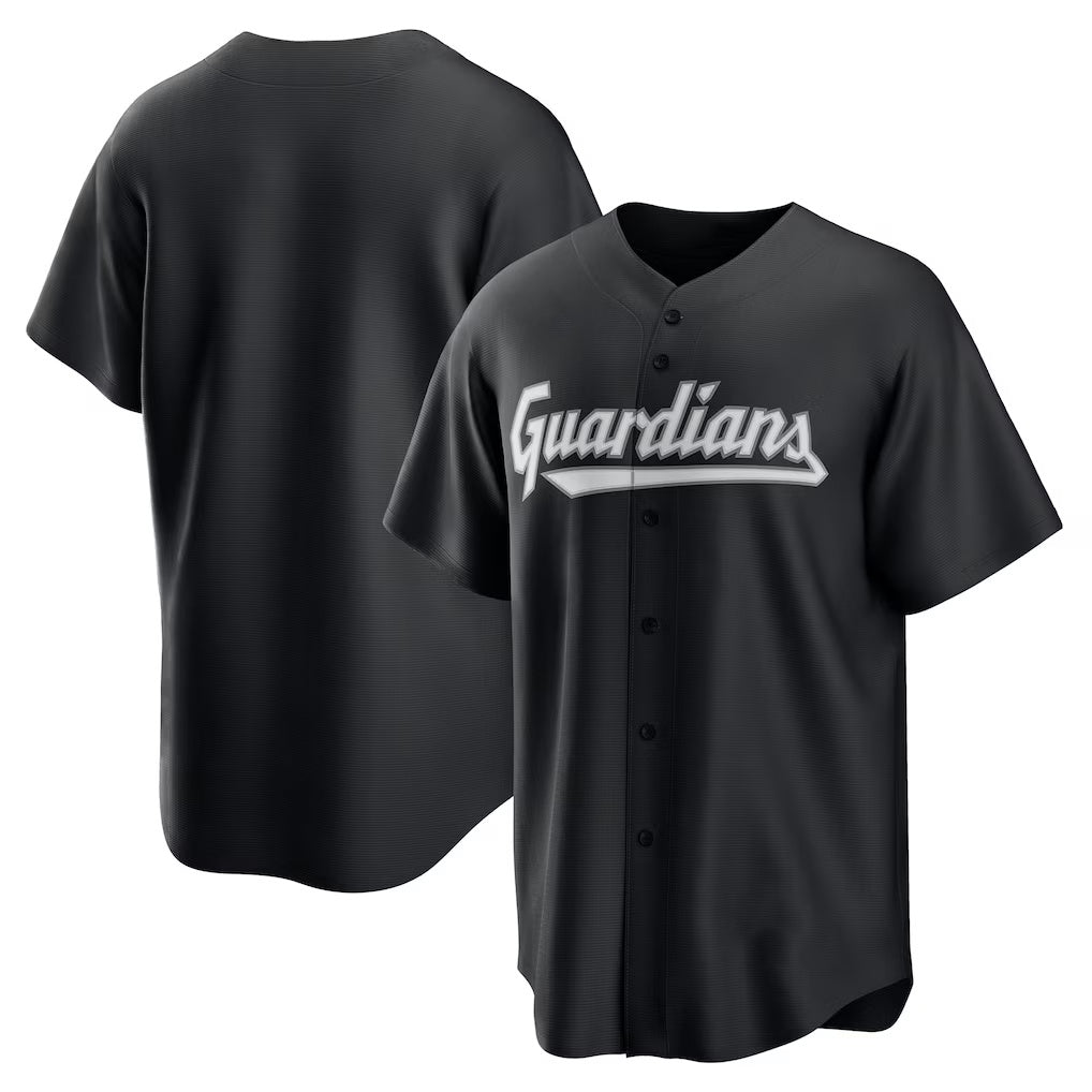 Cleveland Guardians Black JEROMEN Replica Jersey