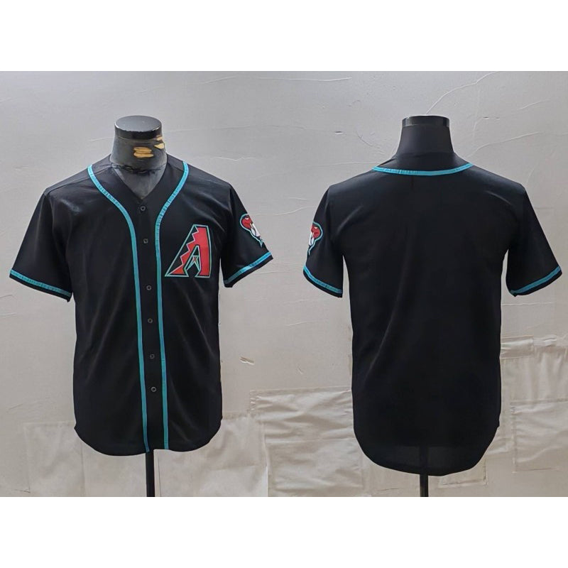 Arizona Diamondbacks Blank Black JEROMEN Cool Base Limited Stitched Jersey