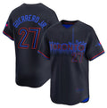 Toronto Blue Jays #27 Vladimir Guerrero Jr. Black JEROMEN 2024 City Connect Limited Stitched Jersey