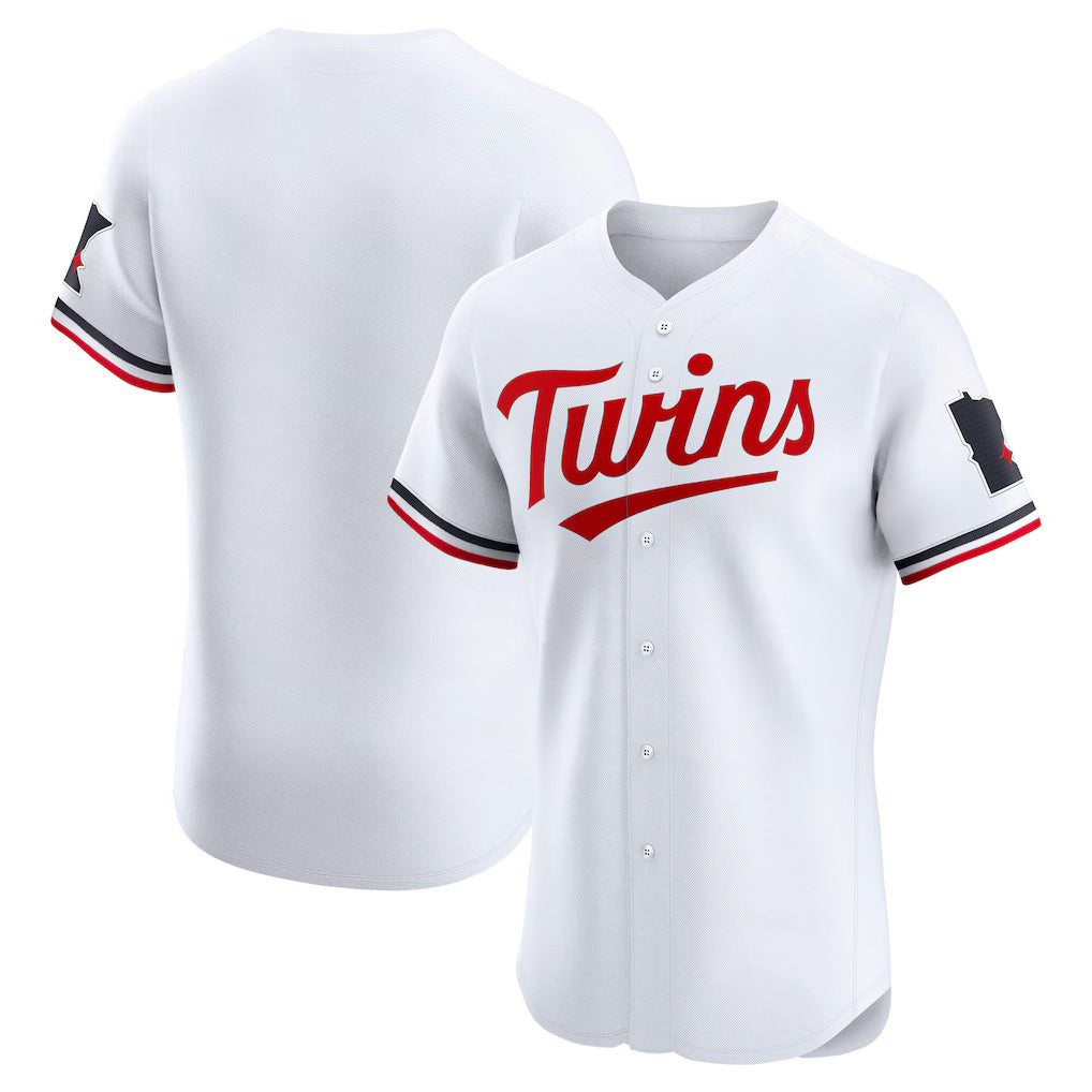 Minnesota Twins White JEROMEN Home Elite Jersey