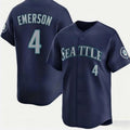 Seattle Mariners #4 Colt Emerson Navy JEROMEN Cool Base Stitched Jersey