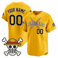 Custom Colorado Rockies x One Piece Gold JEROMEN Vapor Premier Limited Jersey - Stitched