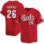 Cincinnati Reds #26 Chase Burns Red JEROMEN Limited Stitched Jersey