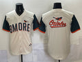 Baltimore Orioles Team Big Logo Natural JEROMEN 2026 City Connect Stadium Stitched Jersey