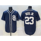 San Diego Padres #23 Fernando Tatis Jr. Navy JEROMEN Cool Base Stitched Jersey
