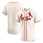 St. Louis Cardinals Cream JEROMEN Alternate Elite Jersey