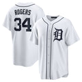 Detroit Tigers #34 Jake Rogers JEROMEN White Home Replica Jersey