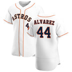 Houston Astros #44 Yordan Alvarez White JEROMEN Home 2020 Authentic Player Jersey