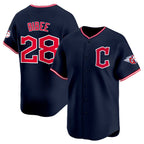 Cleveland Guardians #28 Tanner Bibee Navy JEROMEN 2025 Alternate Limited Stitched Jersey