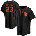 San Francisco Giants #23 Kris Bryant Black JEROMEN Cool Base Jersey