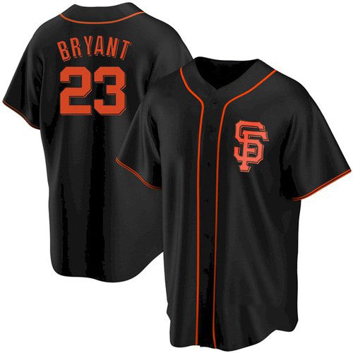 San Francisco Giants #23 Kris Bryant Black JEROMEN Cool Base Jersey