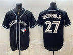 Toronto Blue Jays #27 Vladimir Guerrero Jr. 2026 Fashion Replica Black JEROMEN Out Stitched Jersey