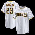 San Diego Padres #23 Fernando Tatis Jr. White JEROMEN Home Replica Player Jersey