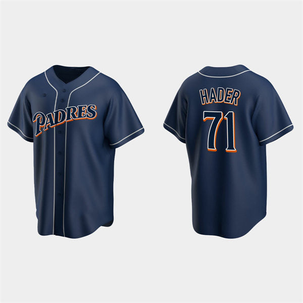 San Diego Padres #71 Josh Hader Navy JEROMEN Cooperstown Collection Jersey