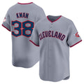 Cleveland Guardians #38 Steven Kwan Gray JEROMEN 2025 Alternate Limited Stitched Jersey