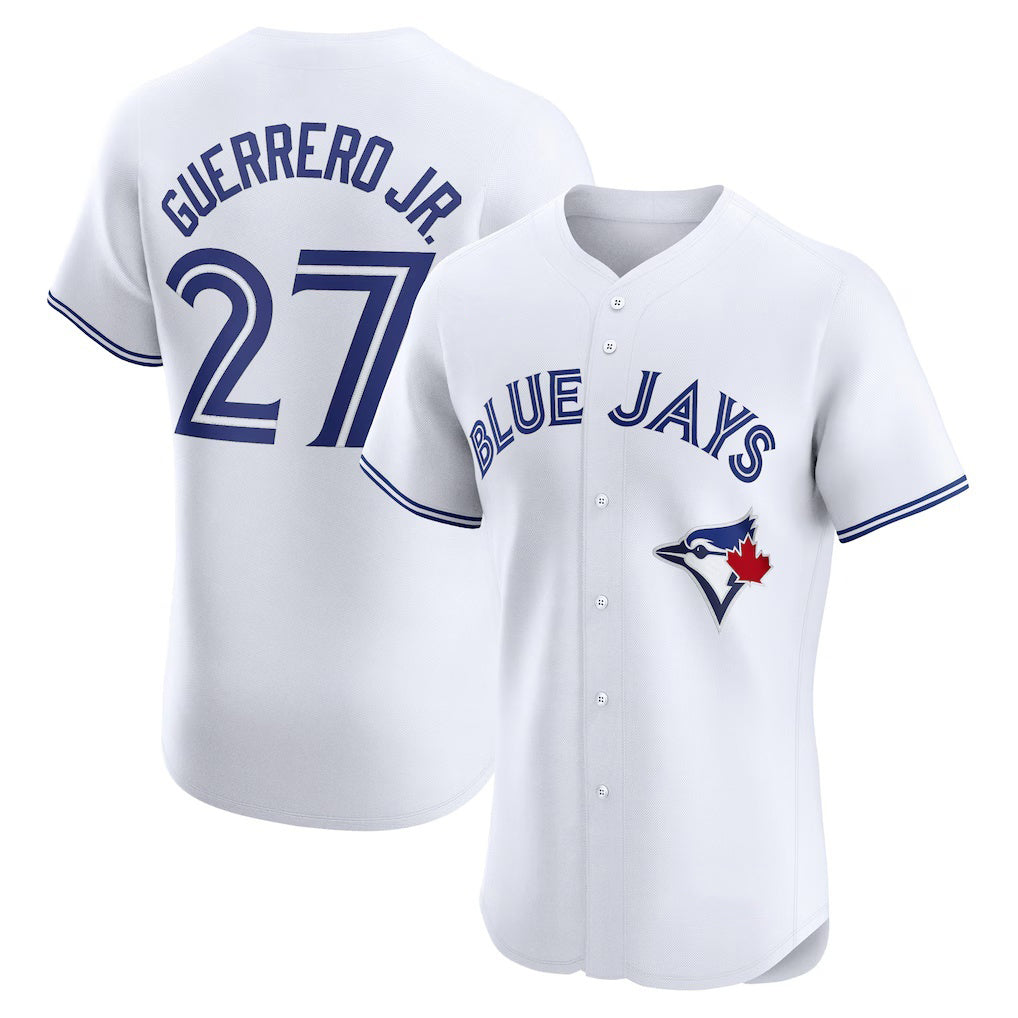 Toronto Blue Jays #27 Vladimir Guerrero Jr. White JEROMEN Home Elite Player Jersey