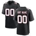 Custom A.Falcons Black JEROMEN Throwback Game Jersey