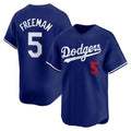 Los Angeles Dodgers #5 Freddie Freeman Royal JEROMEN Limited Stitched Jersey 2