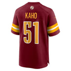 W.Commanders #51 Ale Kaho Burgundy JEROMEN Team Game Jersey