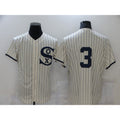Chicago White Sox #3 Harold Baines 2021 Cream JEROMEN Navy Field of Dreams Flex Base Stitched Jersey
