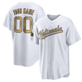 Custom Washington Nationals Active Player White JEROMEN 2022 All-Star Cool Base Stitched Jersey