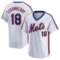 New York Mets #18 Darryl Strawberry Navy JEROMEN Throwback Cooperstown Limited Jersey