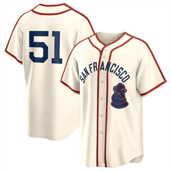San Francisco Giants #51 Jung Hoo Lee Cream JEROMEN 2024 Rickwood Classic Stitched Jersey