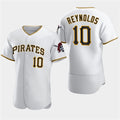 Pittsburgh Pirates #10 Bryan Reynolds White JEROMEN Home Flex Base Jersey