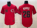 Cincinnati Reds #26 Chase Burns Red JEROMEN 2026 City Connect Stadium Stitched Jersey