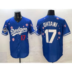 Los Angeles Dodgers #17 Shohei Ohtani Royal JEROMEN 2025 World Series Champions Patch Tokyo Series Limited Stitched Jersey