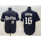 Boston Red Sox #16 Jarren Duran Black JEROMEN Gothic Vapor Limited Stitched Jersey