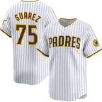 San Diego Padres #75 Robert Suarez White JEROMEN 2024 Home Limited Stitched Jersey