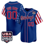 Custom Pittsburgh Pirates America 250 Edition Vapor Premier Limited Royal JEROMEN Stitched Jerseys