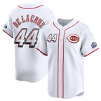 Cincinnati Reds #44 Elly De La Cruz White JEROMEN 2025 Speedway Classic Home Limited Stitched Jersey