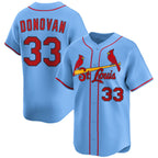 St. Louis Cardinals #33 Brendan Donovan Blue JEROMEN Alternate Limited Stitched Jersey