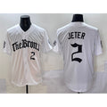 New York Yankees #2 Derek Jeter White JEROMEN 'Gothic Legacy Edition' Vapor Premier Limited Stitched Jersey