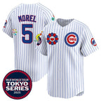 Chicago Cubs #5 Christopher Morel White JEROMEN 2025 Tokyo Series Limited Stitched Jersey
