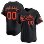 Custom Baltimore Orioles Black JEROMEN Alternate Limited Jersey