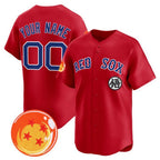 Custom Boston Red Sox x Dragon Ball Red JEROMEN Vapor Premier Limited Jersey - All Stitched