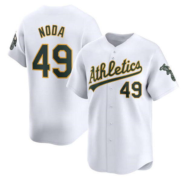 Oakland Athletics #49 Ryan Noda White JEROMEN Home Limited Stitched Jersey
