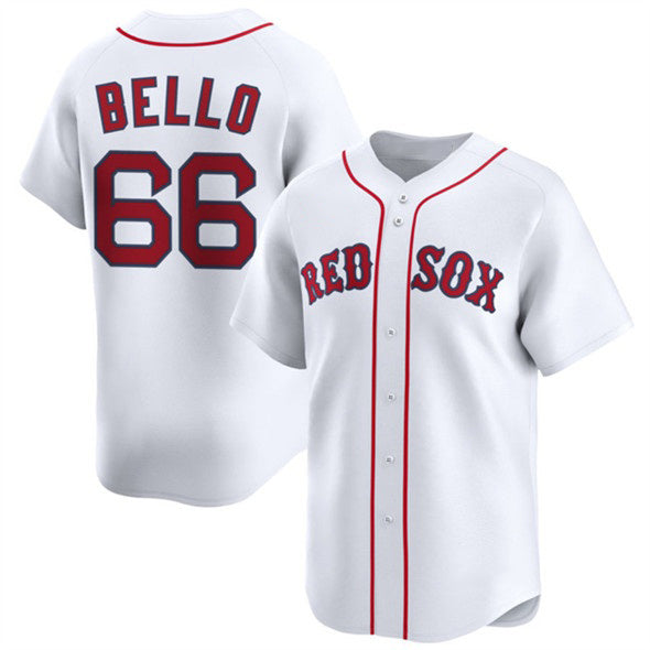 Boston Red Sox #66 Brayan Bello White JEROMEN 2024 Home Limited Stitched Jersey