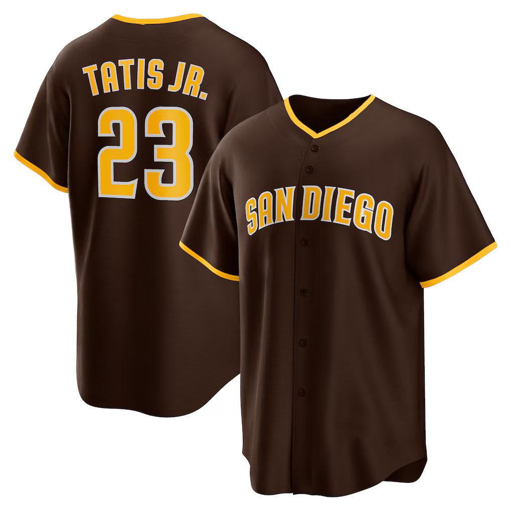 San Diego Padres #23 Fernando Tatis Jr. Brown JEROMEN Alternate Replica Player Jersey