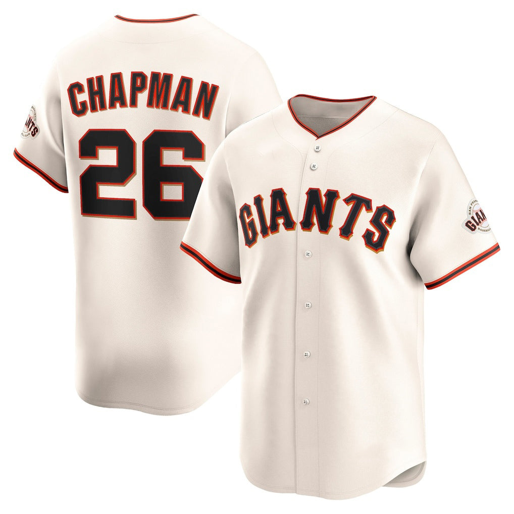 San Francisco Giants #26 Matt Chapman Cream JEROMEN Home Limited Player Jersey