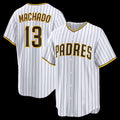 San Diego Padres #13 Manny Machado White JEROMEN Home Replica Player Jersey 2