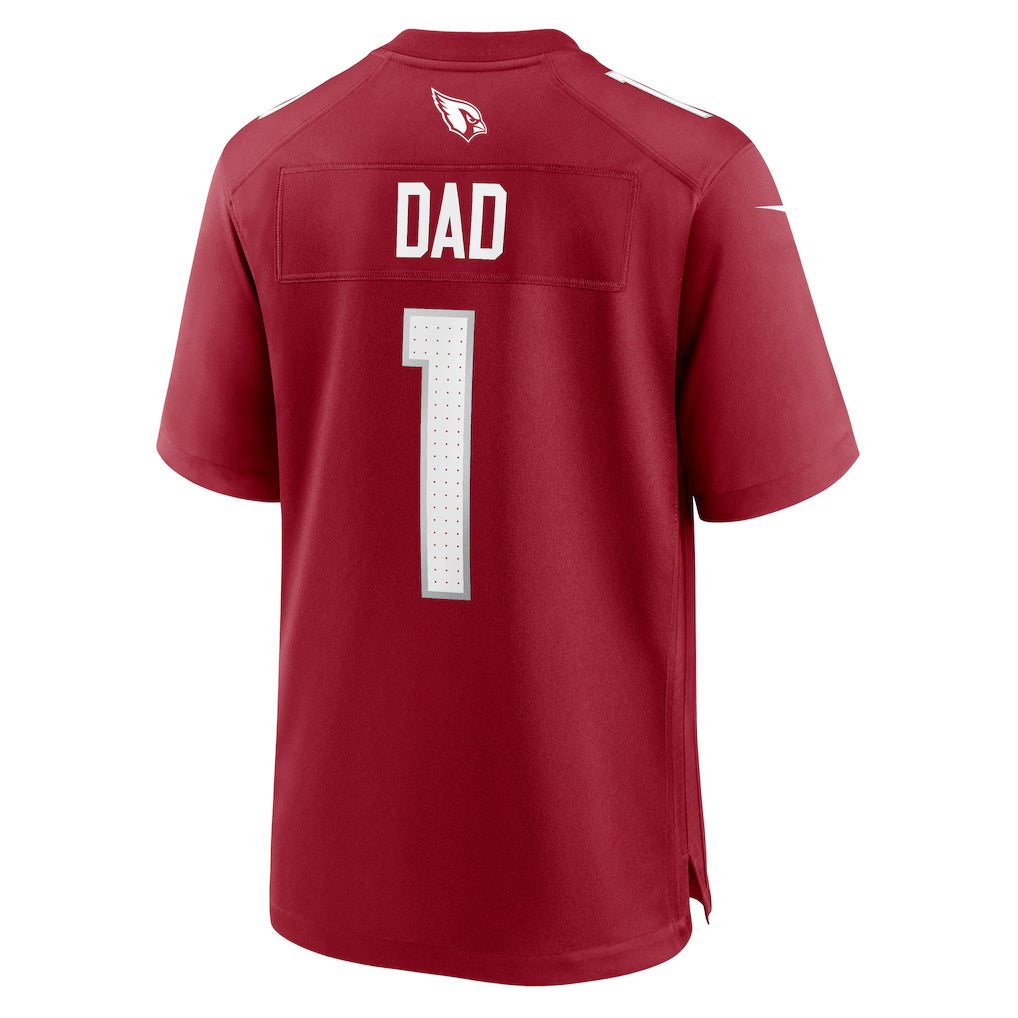 A.Cardinals Number #1 Dad Cardinal JEROMEN Game Jersey