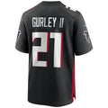 A.Falcons #21 Todd Gurley II Black JEROMEN Game Player Jersey