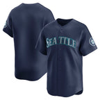 Seattle Mariners Navy JEROMEN Road Limited Jersey